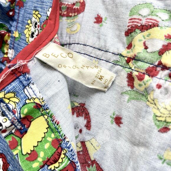 VTG 1970s Beco Originals Handmade Raggedy Ann‎ Andy Apron Dress Cottage Ruffle - Picture 4 of 9